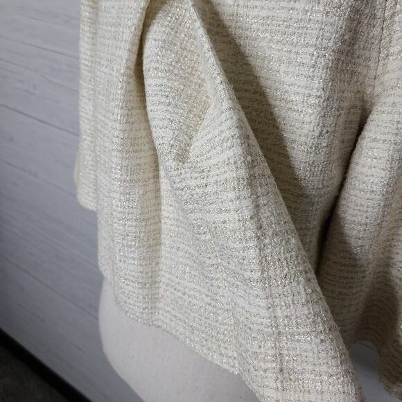 Rachel Roy New York Cream Cropped Jacket Size 4 - Picture 12 of 12
